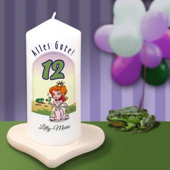 Niedliche Kerze zum Ehrentag für kleine Prinzessinnen 