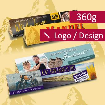 Toblerone-Schokolade mit eigenem Logo - 360 g 