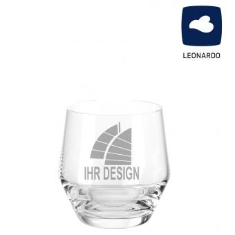 Leonardo Puccini Trinkglas 310 ml mit Logo graviert 