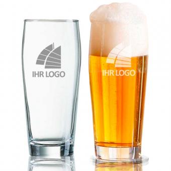 Bierbecher, Willibecher mit individuellem Logo oder Design 