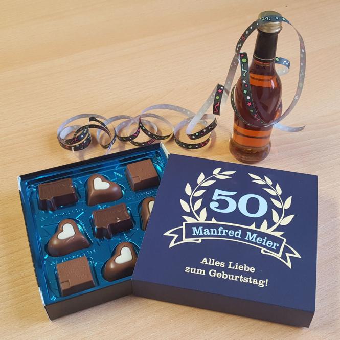 Lindt Pralinen zum Geburtstag mit Wunschtext