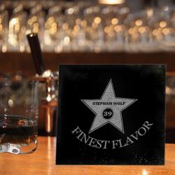 Bedruckte Untersetzer aus Schiefer 