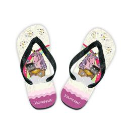 individuelle Badelatschen Einhorn 28-30