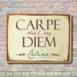 Retro-Blechschild bedrucken Größe 20 x 30 cm