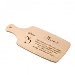 Schneidebrett *Schütze* mit Griff 