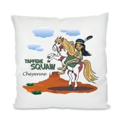 Kissen für Kinder mit Indianer Motiv und Namen 