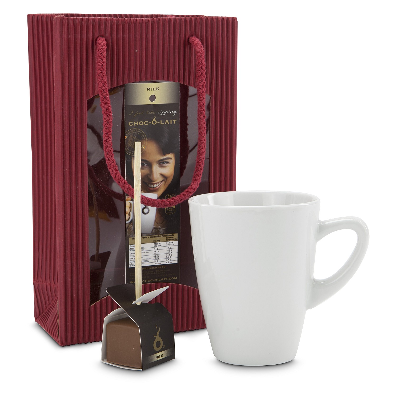 Geschenkset Schoko Stick In Tasse Geschenkplanet