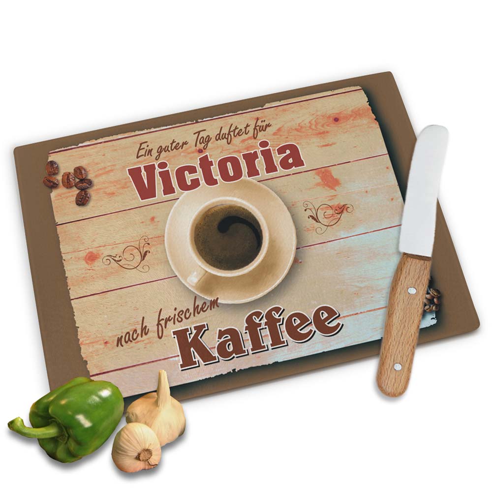 Frühstücksbrettchen mit Namen 