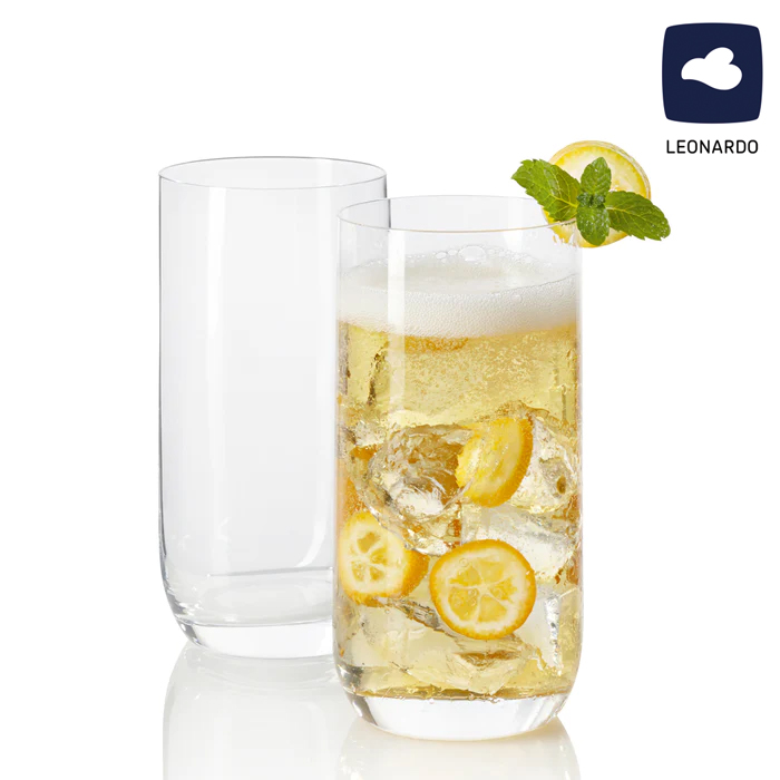 Trinkglas/ Longdrinkglas Leonardo 330 ml mit Logo graviert 