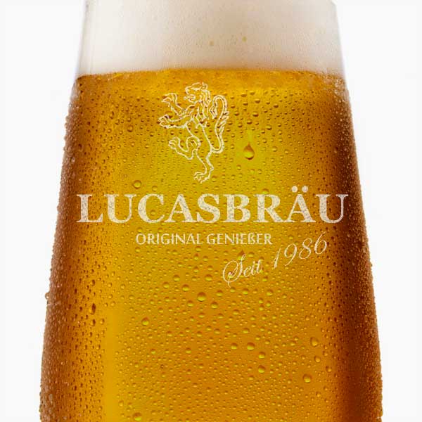 Bierbecher gravieren 0,5 l LUCAS 