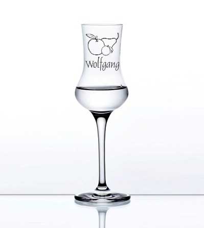 Grappaglas mit Gravur 