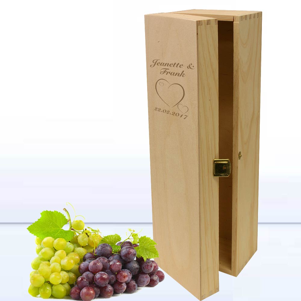 Präsentbox aus Holz mit Gravur 1er 
