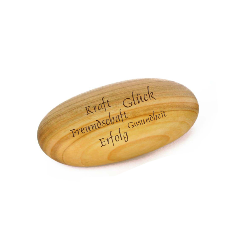 Holz-Dekostein *Zur Geburt* 