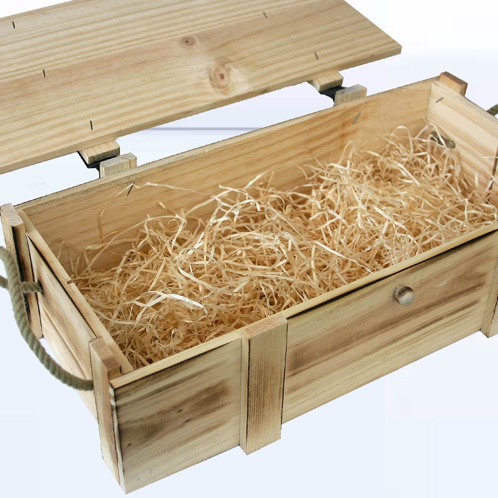 Whisky Geschenkset mit 2 Gläsern und Flasche in Holzkiste 