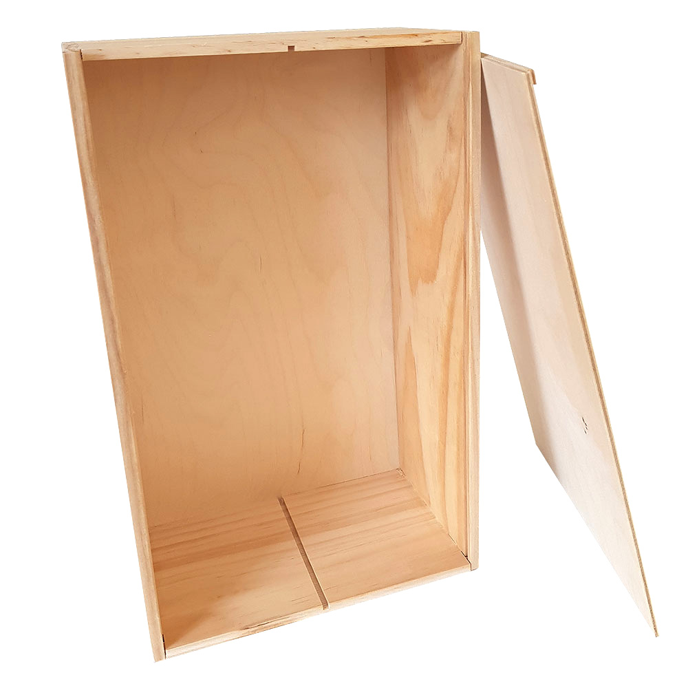 Weinkiste mit Schiebedeckel für 2 Flaschen mit Logo 