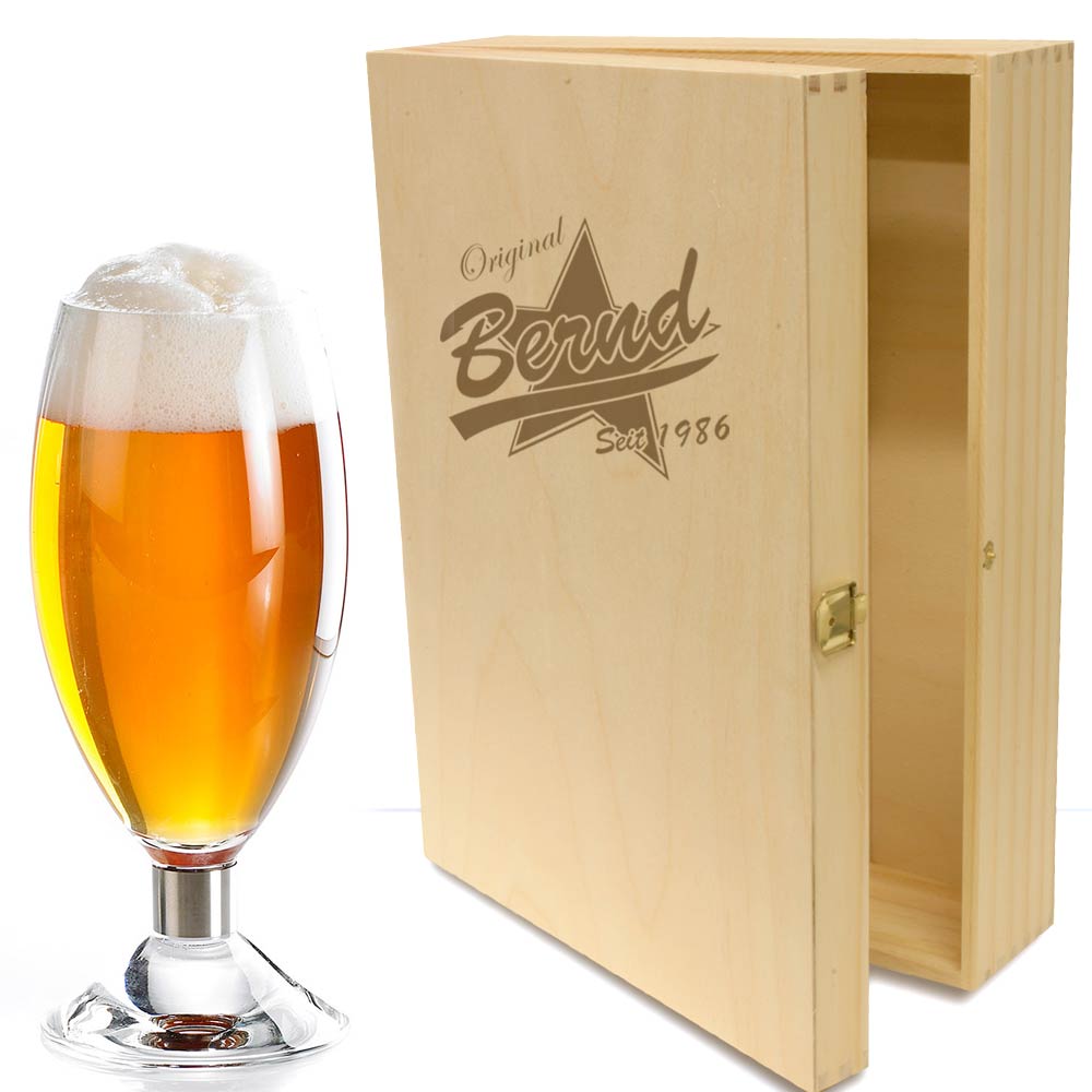 Holzbox für Geschenke mit Gravur 3er 