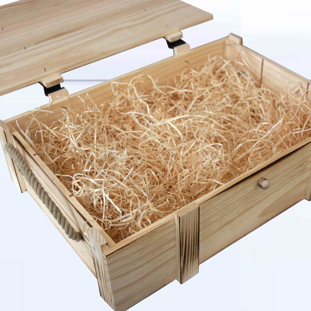 Holzkiste geflammt für Weingeschenke 3er ohne Gravur