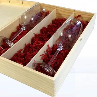 Wein-Geschenk-Set "it's wine o'clock" in individueller Holzbox 