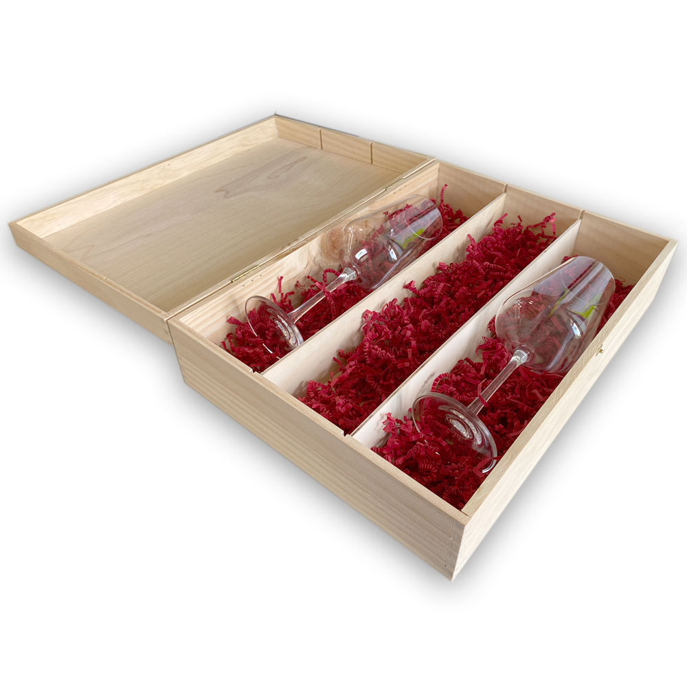 Rotwein-Geschenk-Set mit Gravur IT'S WINE O'CLOCK 