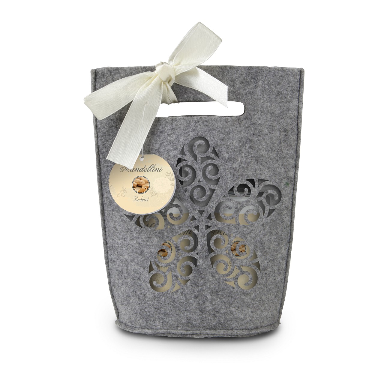 Mandelmilch in Filztasche 