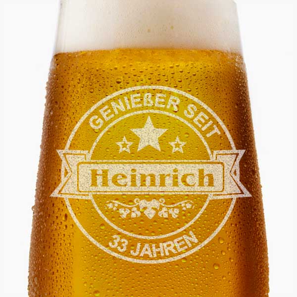 Bierbecher personalisiert 0,5 l HEINRICH I 