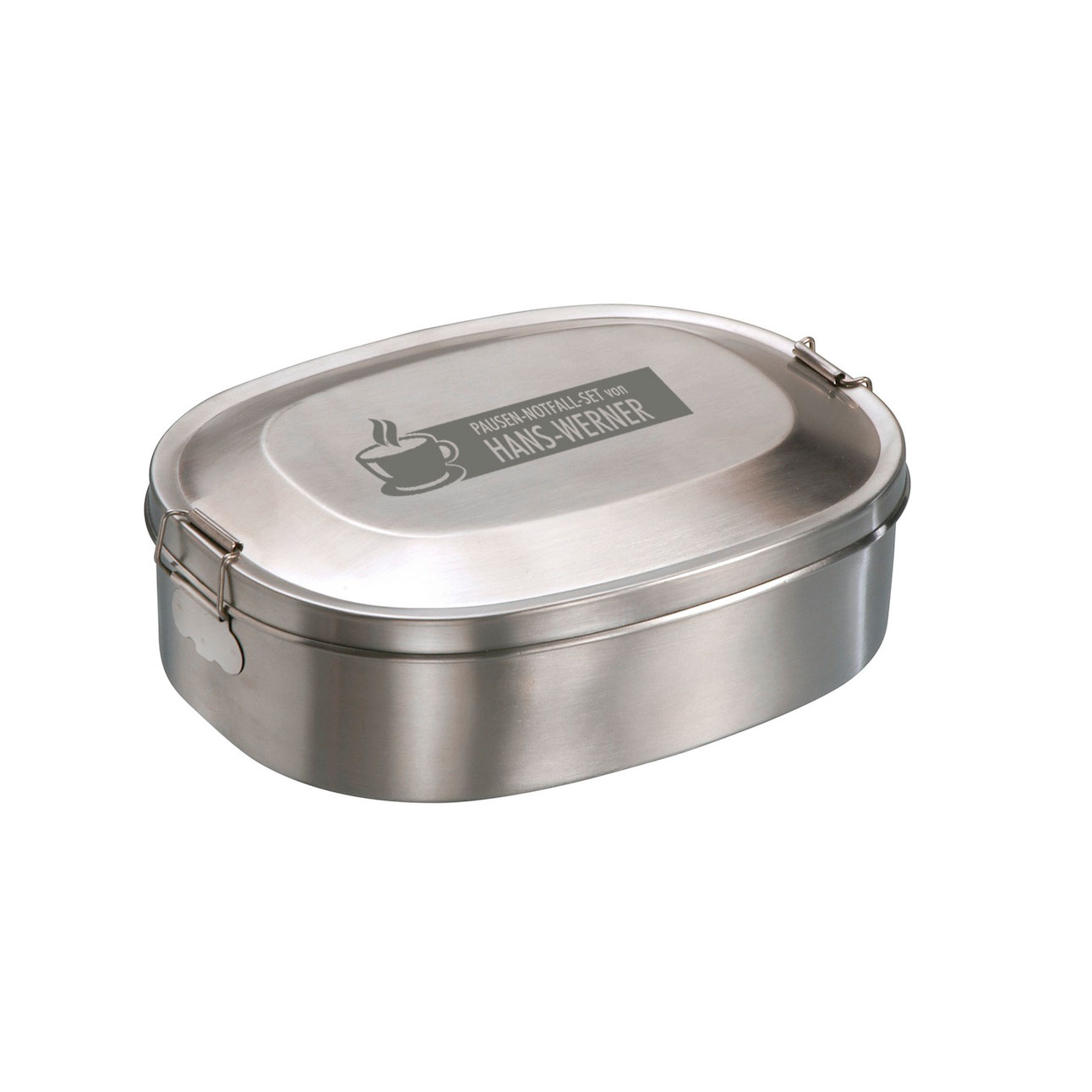 Brotdose / Lunchbox mit Namen graviert 