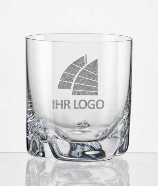Whiskyglas Logo oder Design 280 ml Muster (mit Gravur)