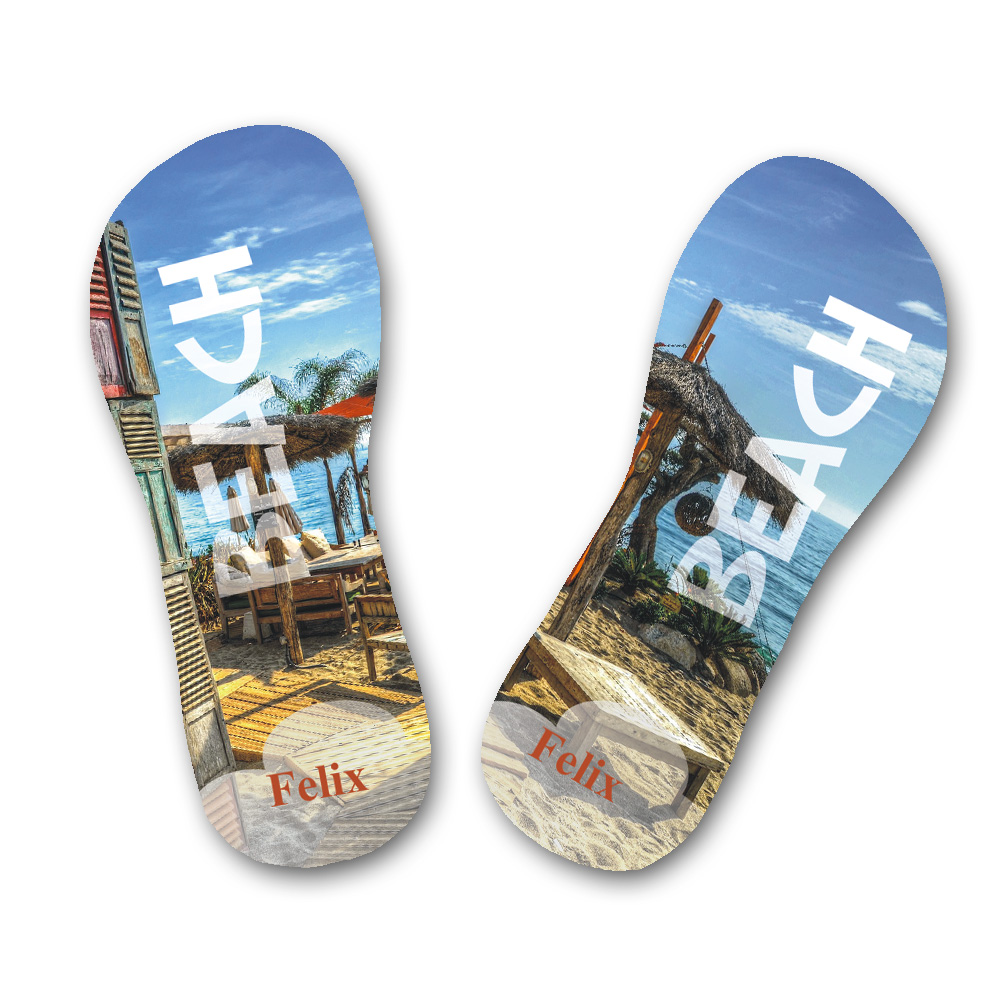 Badeschuhe Strand bedruck mit deinem Namen 42-44