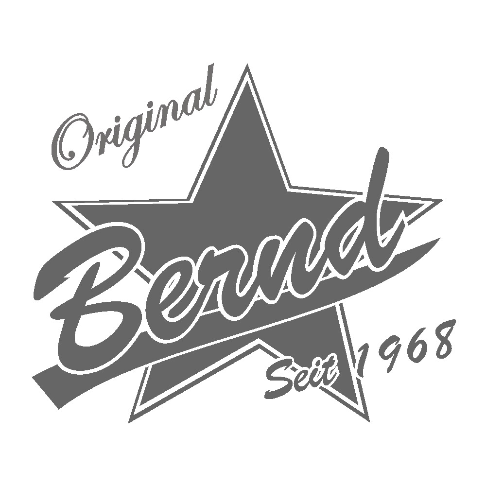 Bierkrug / Bierseidel 0,5l mit Stern, Name und Jahr 