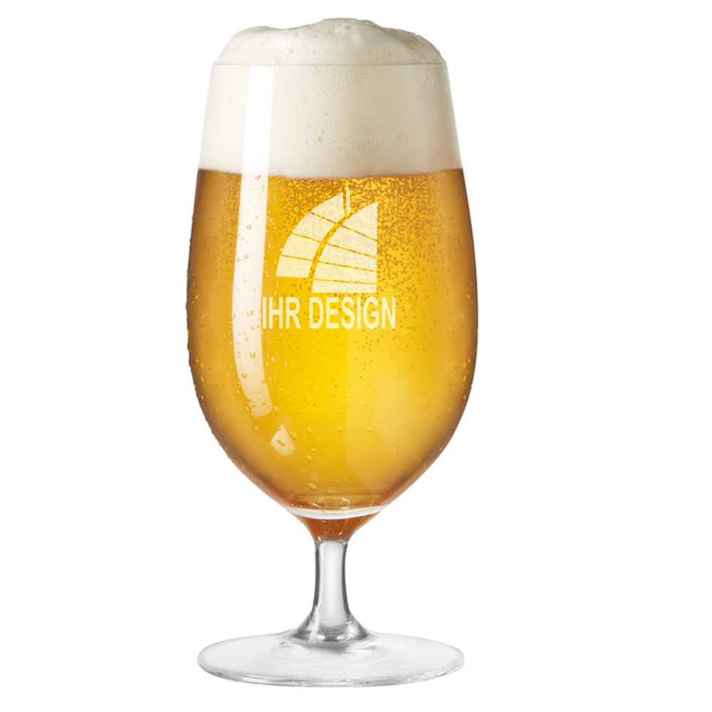 Leonardo Bierglas "Ciao+" mit Logo graviert 400ml 