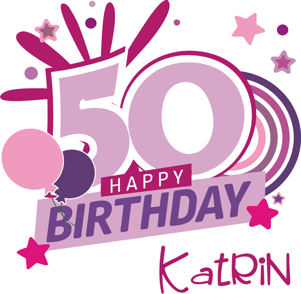 Individuelles Bierflaschenetikett zum 50. Geburtstag 