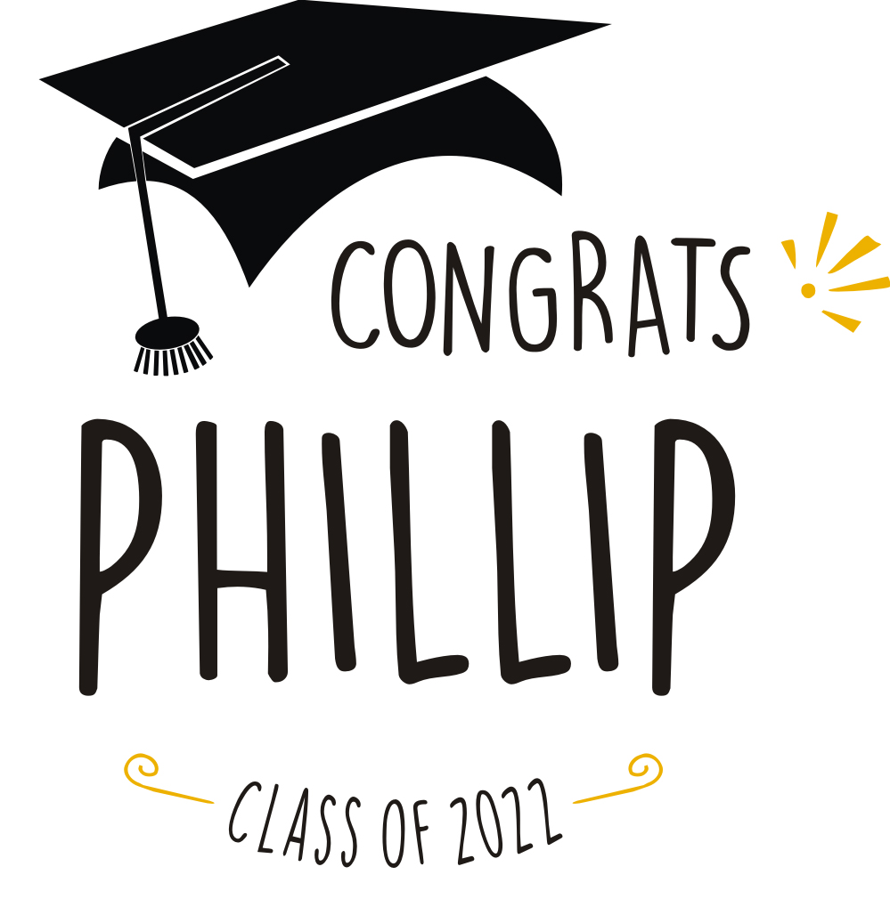 Bedruckte Tasse zum Abitur / Schul-Abschluss mit Wunschnamen 