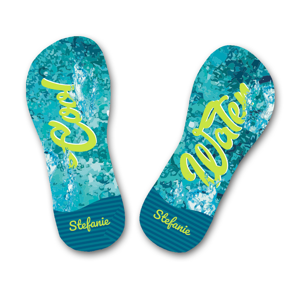 Flip Flops mit Namen bedrucken 