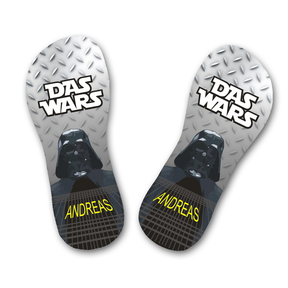 Badelatschen DAS WARS mit Deinem Namen 