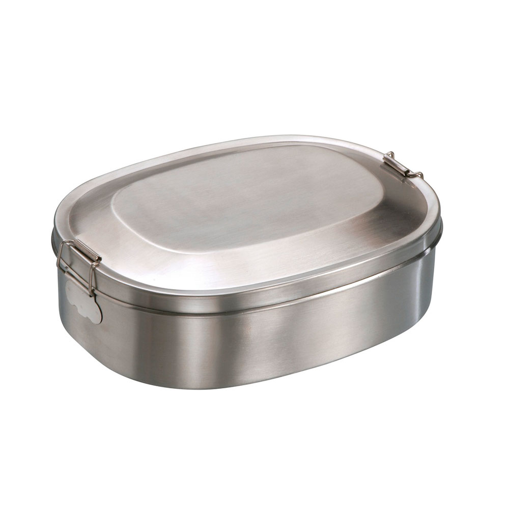 Brotdose / Edelstahldose mit eigenem Logo 