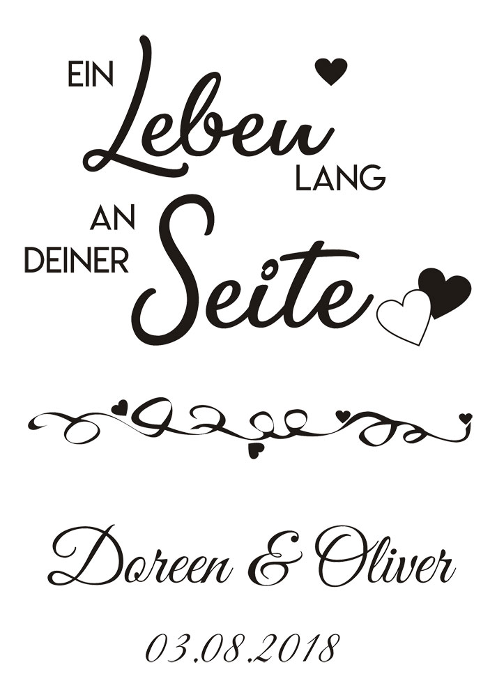 Personalisierte Erinnerungsbox Hochzeit individuell graviert 