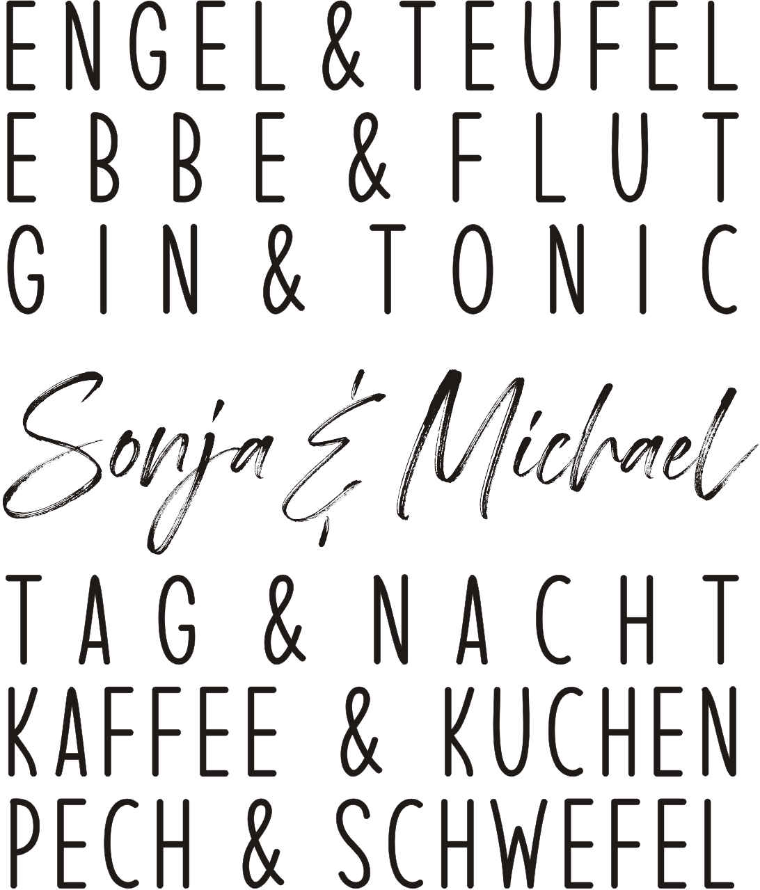 Frühstücksbrettchen für Paare mit deinen Wunschnamen 