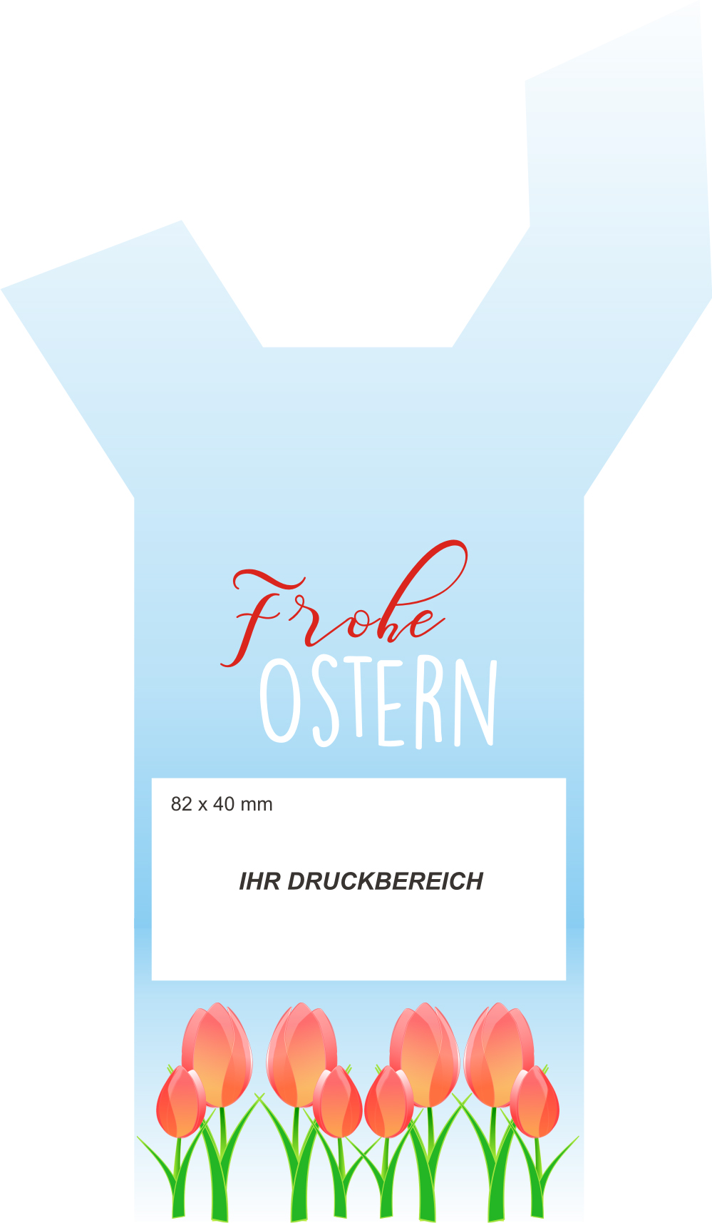 Flaschenanhänger für Sektflaschen mit eigenem Design 