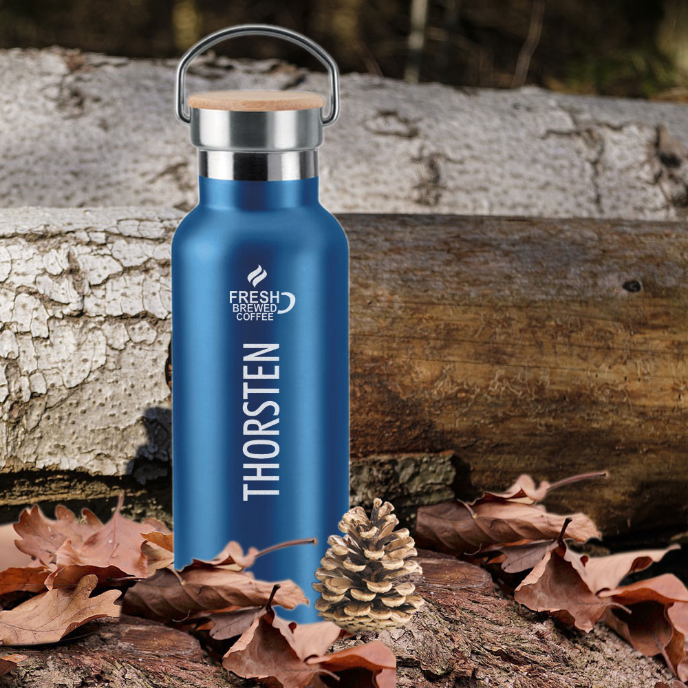 Personalisierte Isolierflasche 0,5 l mit Wunschnamen 