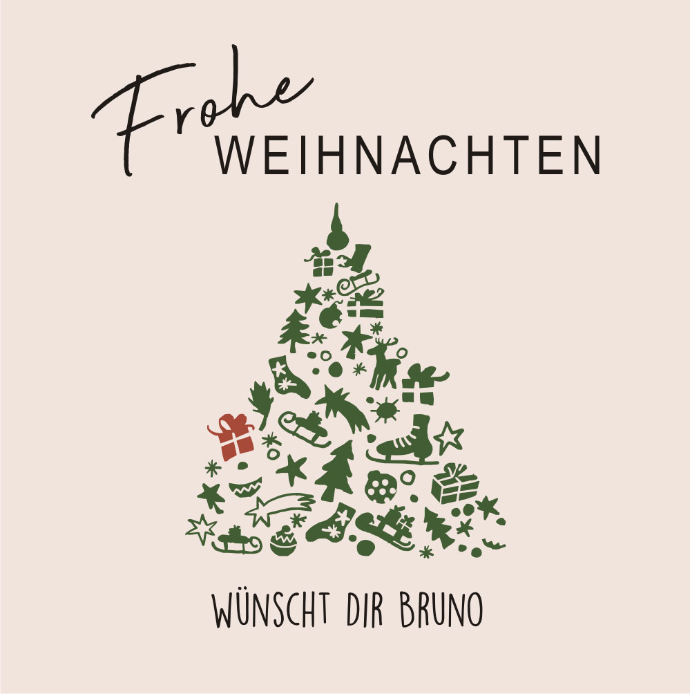 Lindt Pralinen als Geschenk zu Weihnachten mit eigenem Wunschtext, 100 g 