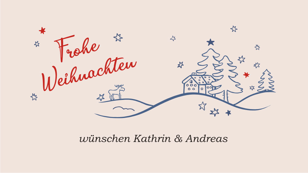 Bedruckte Lindt Schokolade als Geschenk zu Weihnachten (100 g) 