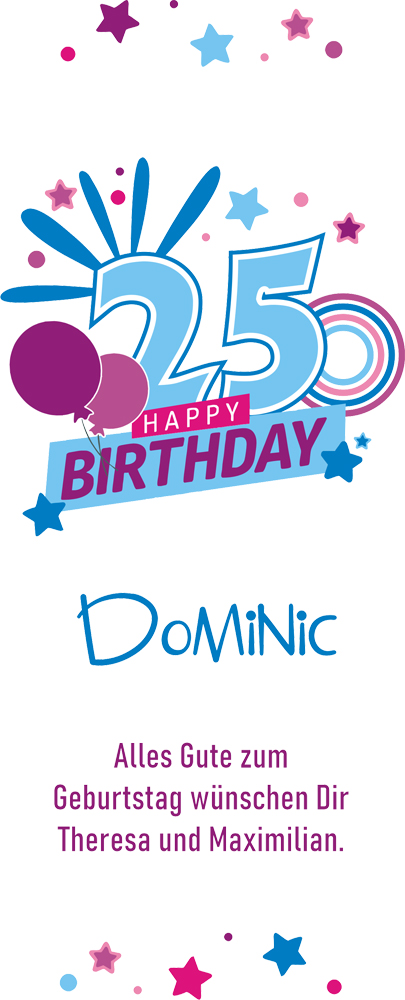 GIN Geschenk-Set zum Geburtstag mit Namen und Text individuell bedruckt 