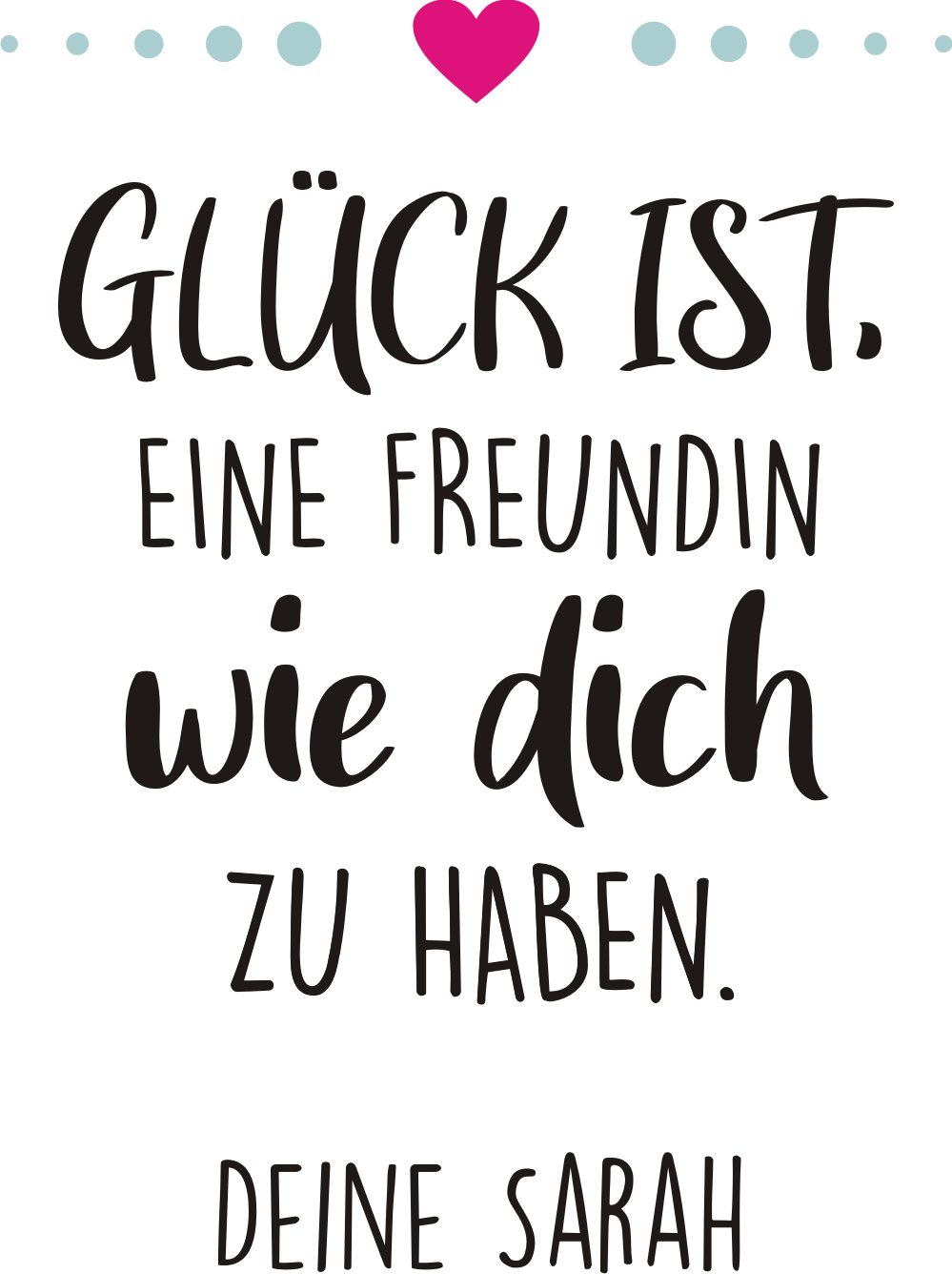 Personalisierte Tasse für die beste Freundin mit Wunschtext bedruckt 