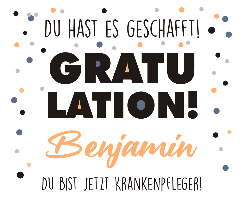 Piccolo Sektflasche zum Abitur / Schulabschluss mit individuell bedruckten Etikett 