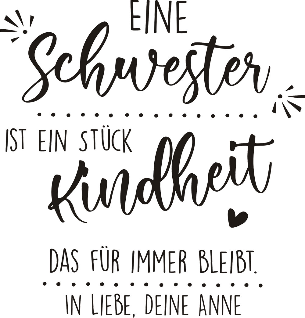 Frühstücksbrettchen als personalisiertes Geschenk für deine Schwester 