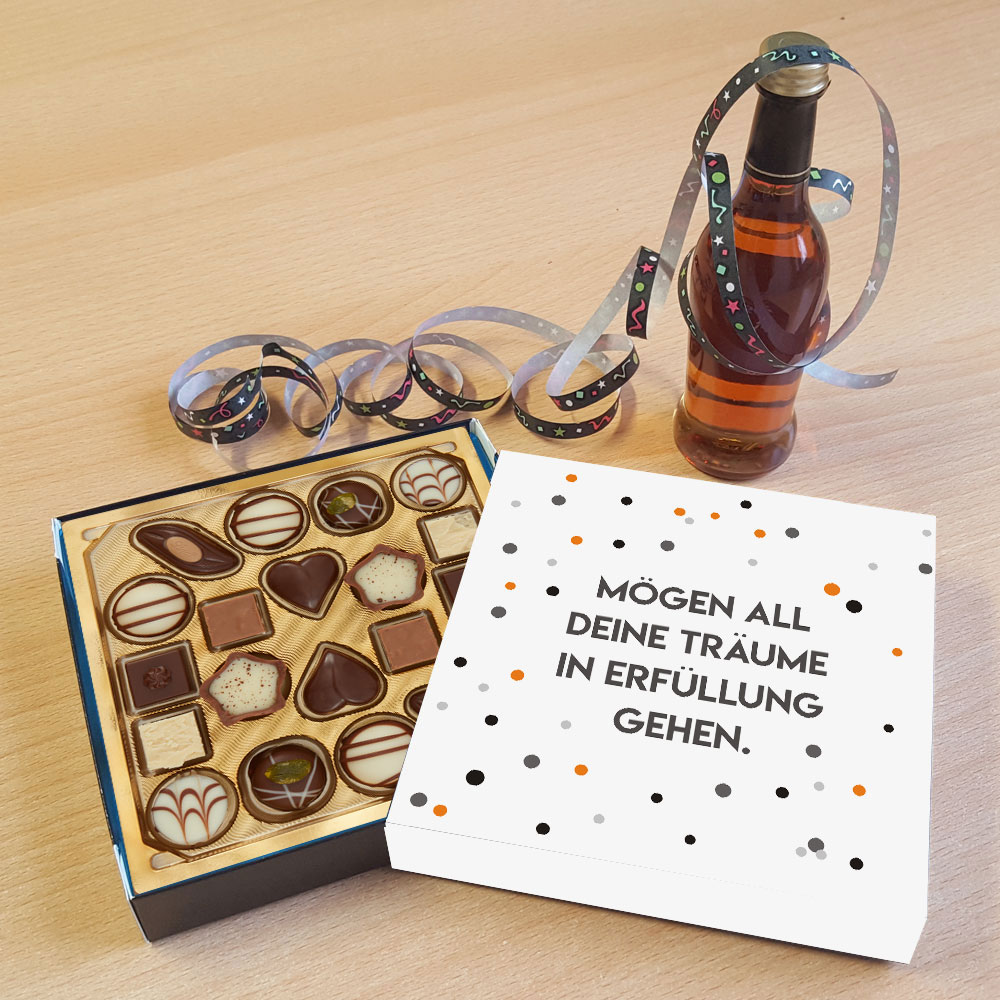 Personalisierte Pralinen von Lindt zum Geburtstag 100 g