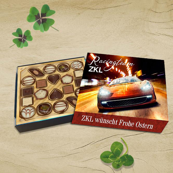 Lindt Pralinen alkoholfrei mit Logo oder eigenem Design bedrucken (96 g) 