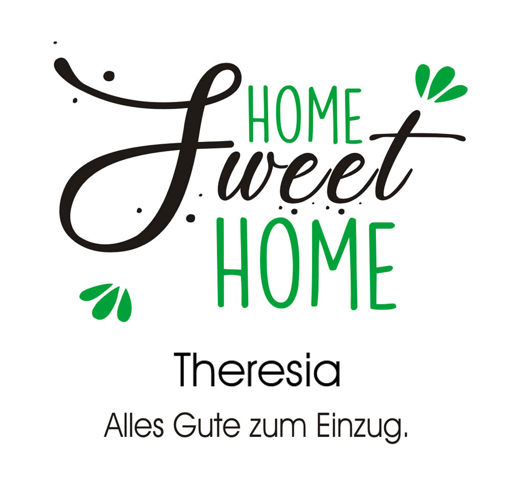 Weißwein als Einzugsgeschenk mit graviertem Glas im Set 