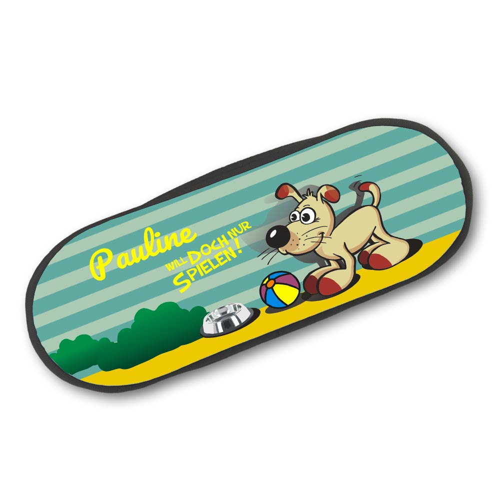 Für Tierfreunde: Schlampermäppchen mit Namen und Motiv bedruckt 