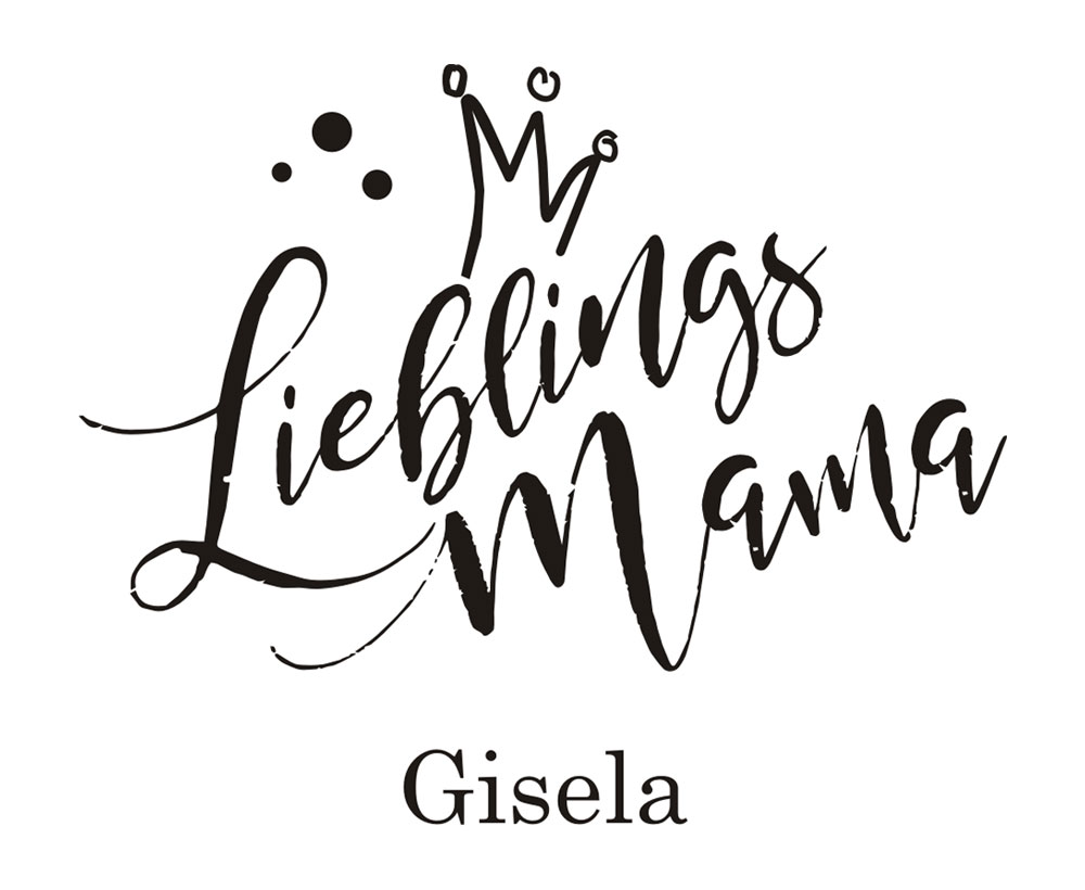 Bedruckte Weinflasche Motiv "Lieblingsmensch" mit Wunschnamen 